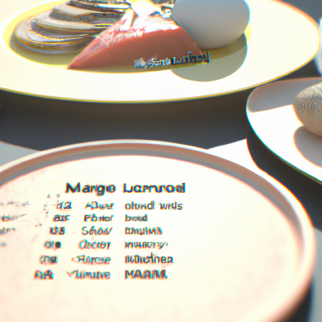 スロースクワットを取り入れた糖質制限ダイエットのサンプルメニュー